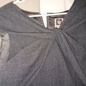 Grey twisted Front Design dress